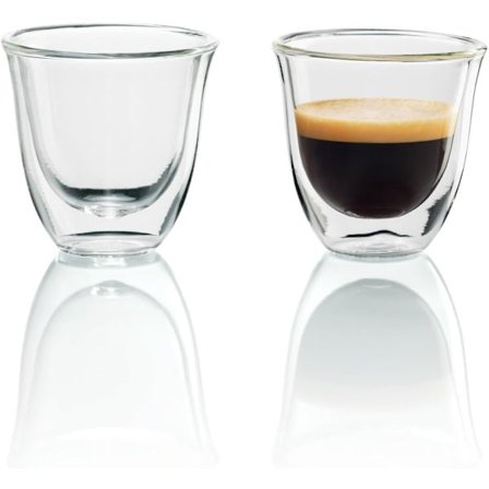 DLSC310 dobbeltveggede espressoglass, sett med 2, 2 stk. (1-pakning)