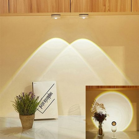 Trådlös Garderobslampa Köksbelysning VIT VIT