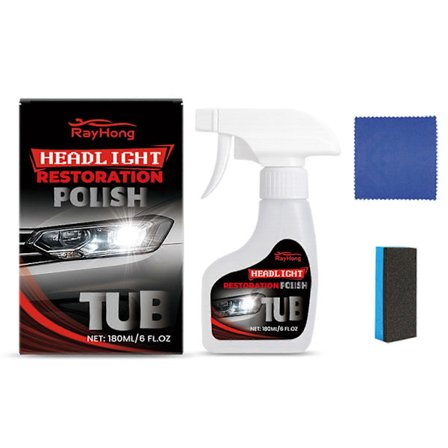 Bilstrålkastarrenoveringsvätskor Strålkastarrenoverare Polering Anti-repor Vätska för Lampskärmar