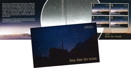 Guernsey - Mørk nattehimmel - Postfrisk prestigehæfte