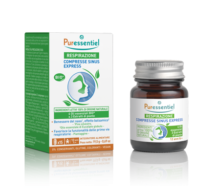 Puressentiel Compresse Sinus Express 15 Compresse
