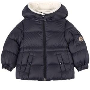 Kids - Moncler Sayna Branded Down Jacket Dark Navy 2-3 Years - Coats and jackets - 2-3 years - Navy - Mädchen