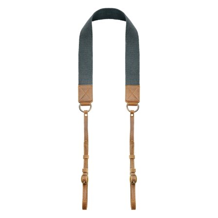 Camera Neck Strap | Brown Vintage Cotton & Leather for Men - Gifts for dads