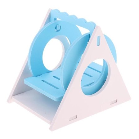 Hamsterleksak Gunga Trä Färgstark Liten Chinchilla Ekorre Tillbehör Himmelsblå-Xin