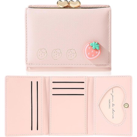 1PC Joli Portefeuille en Cuir pour Femme, Porte-Cartes de crédit