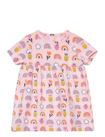 Nbfvandora Ss Dress Box Dresses & Skirts Dresses Casual Dresses Short-sleeved Casual Dresses Pink Name It