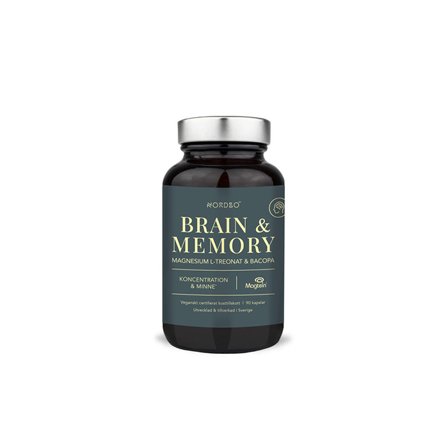Nordbo Brain & Memory Magnesium 90 kapslar