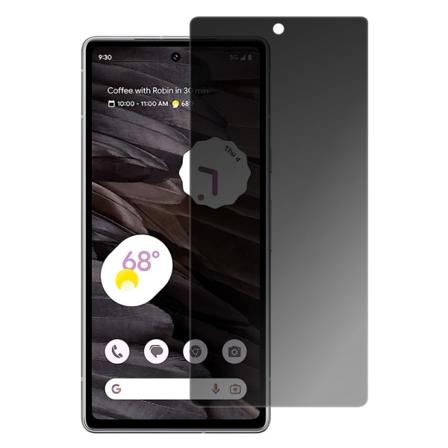 Google Pixel 7a:n tietosuojakalvo karkaistusta lasista