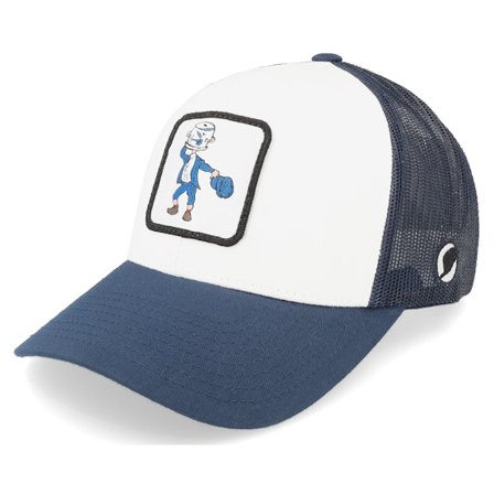 Emil I Lönneberga - Weiss Trucker Cap - Emil Soup Bowl White/Navy Trucker @ Hatstore
