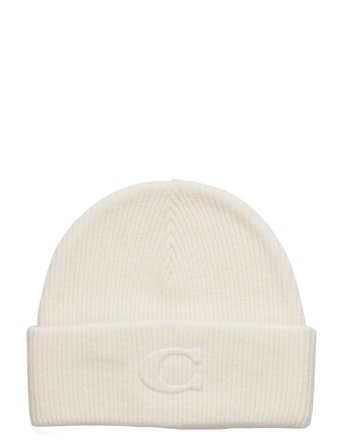 Coach Accessories | Embossed C Knit Beanie | ONE SIZE
