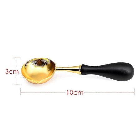 1 stk. Smelteskje for tetningsvoks, vintage voksskje