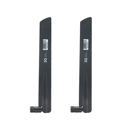 2 st 3G 4G 5G antenn 600-6000MHz 18DBi förstärkning SMA hane för trådlöst nätverkskort Wifi-router High S