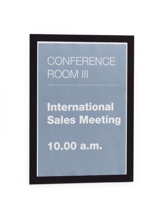 DURABLE Inforahmen Duraframe A4 selbstklebend 1 St schwarz