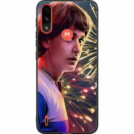 Motorola Moto E7 Power Svart Skal Stranger Things - Will Byers
