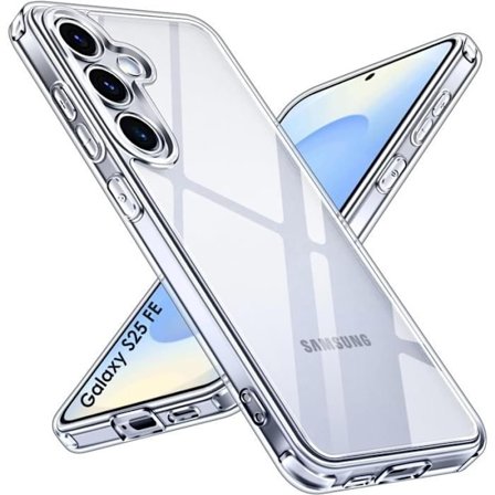 Coque - PHONILLICO - Samsung Galaxy S25 FE - Silikone Gel TPU - Transparent - Ultra Tynd