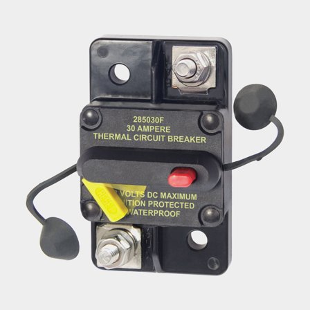 Wyłącznik automatyczny Blue Sea Systems Circuit Breaker 285 Surface Mount, 30 A, M6, 48 V DC - Jachtowa
