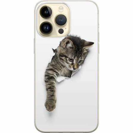 Apple Iphone 14 Pro Max Genomskinligt Skal Curious Kitten