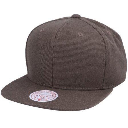 Mitchell & Ness - Brown - snapback - Cap - Blank Duck Brown Snapback - Hatstore