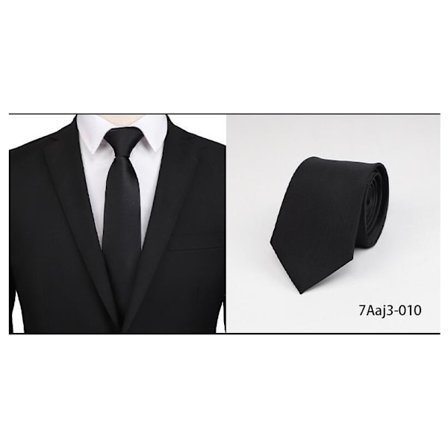 Enfärgad formell slips för män