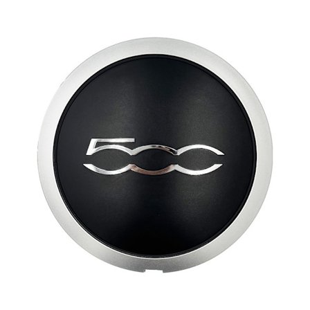 pc 133mm Navkapsel Kompatibel med Fiat 500 Hjulcentrum Navkapslar Set 68078419AC 68078421AC Dammskydd Silver 51884863