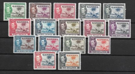 Gambia 1938 - MICHEL 123 - 38 - Ubrugt