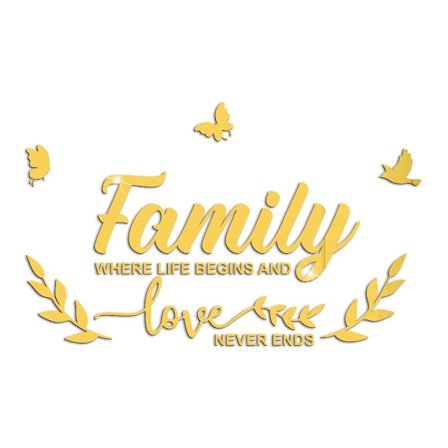 Väggdekor Väggdekor GULD gold