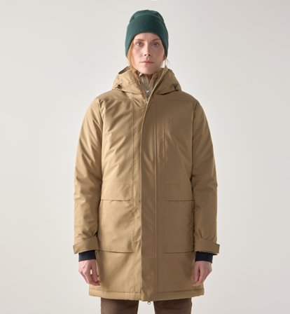 Haglöfs Salix Proof Mimic II Parka Women Oak Brown - XXL