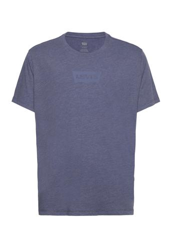 Graphic Crewneck Tee Ssnl Core Tops T-shirts Short-sleeved Blue LEVI ́S Men