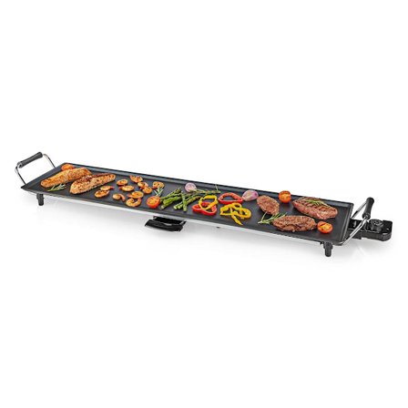 Teppanyaki Bordsgrill | Bakytan (l x b): 90 x 23 cm | 5 Värmeinställningar