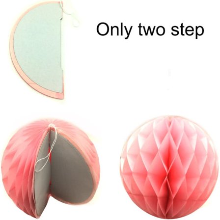 Papir Pompom Vifte Bold Honningkage Rum Dekoration Bryllup Fødselsdag