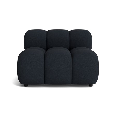 Puffy 1 personers modul - Loop Mørkeblå - 95x95x64 - Sofa