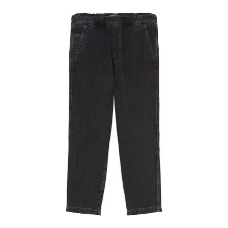 Marc O'Polo, Elasticated cropped Bjarne jeans Grijs, Heren, Maat:M,Katoen
