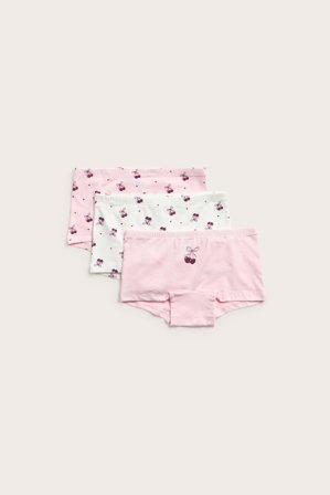 Kappahl | Bokserki 3-pak Różowy 170 | Różowy