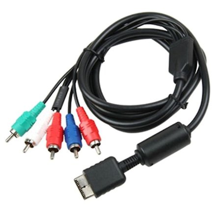 Ypbpr för PS2/PS3/PS3 Slim HDTV-TV HD Komponent AV-kabel 5-trådig 6FT
