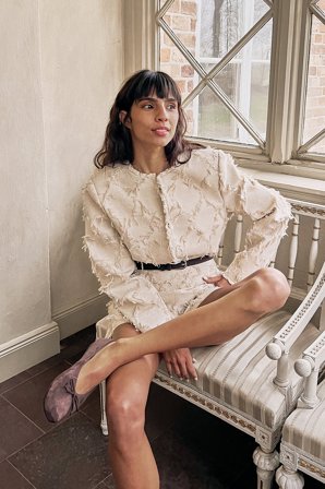 NA-KD Veste structurée - Manteaux légers - Beige - EU 32