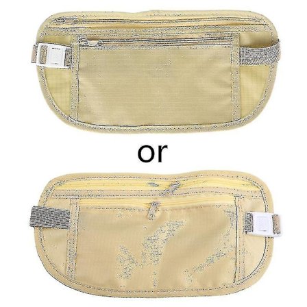 Resväska dold ficka pass pengar midjeväska hemlig säkerhet A