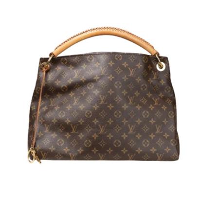 Louis Vuitton Vintage, Pre-owned Shoulder Bags Bruin, Dames, Maat:ONE Size,Canvas