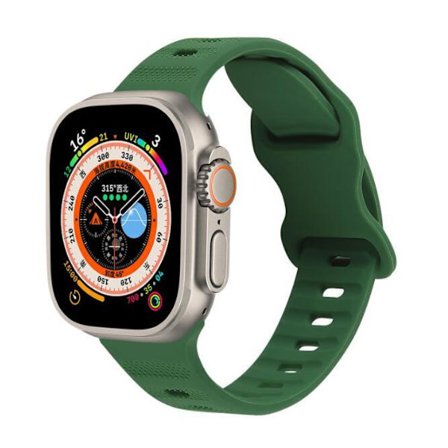 Fjärilsklämma Silikonarmband för Apple Watch