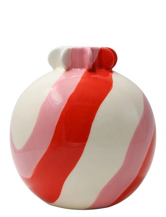 Que Rico Vase - Carmela - Rosy Horizon - Multi/patterned - 15 CM