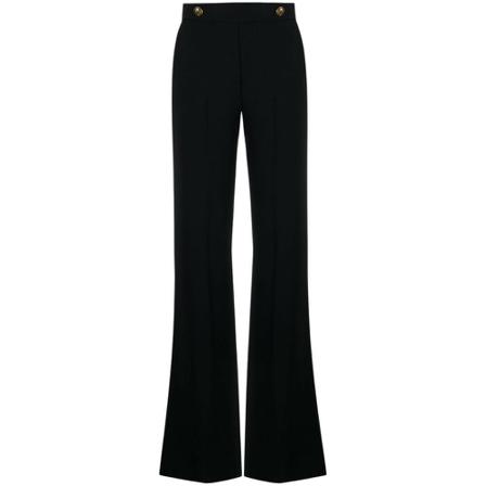 Pinko, Wide Trousers Zwart, Dames, Maat:S