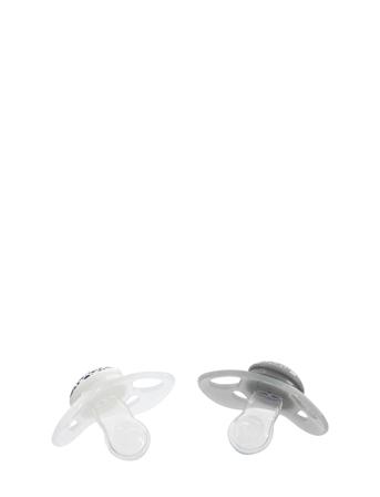 Twistshake 2X Pacifier 6+M Pastel Grey White Baby & Maternity Pacifiers & Accessories Pacifiers Grå Twistshake