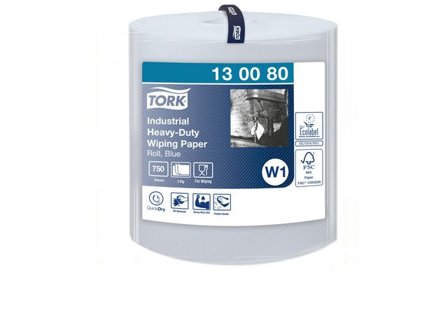 TORK Industritorkrulle Extra Kraftigt W1/2/3 blå - Lyreco - Städ och hygien - Toalettpapper och torkpapper - Industritork