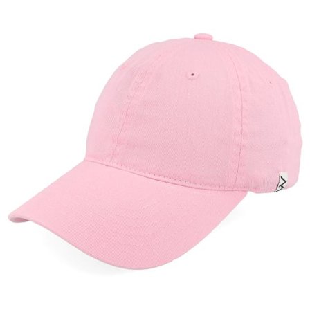 Wei - Rosa unconstructed Keps - WAI Washed Cotton Pink Mom Cap @ Hatstore
