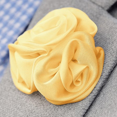 Flor de Lapela Cor de Pêssego para homens - Flores de lapela