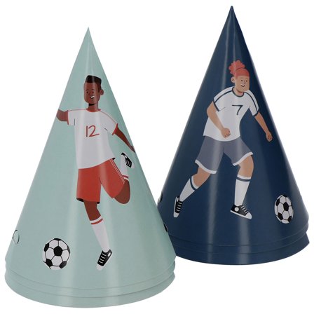 Partyhattar Fotbollskalas 6-pack