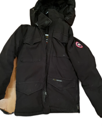 Svart Canada Goose parkajacka