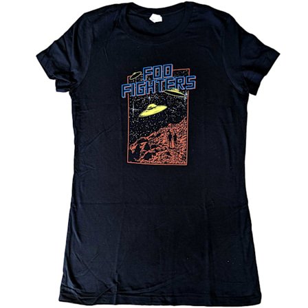 Foo Fighters Dam/Damer 2015 Europaturné UFO Bomull T-shirt