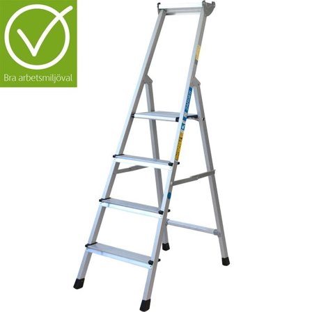 Zarges XLstep S Trappstege 4 steg, Stegar
