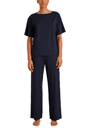 Calida DSW Balancing T-shirt 14891 Sovkläder Dam Blå M