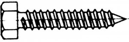REYHER 079760130063022 Plateskrue 250-pakning 6,3x22 mm, Innfesting